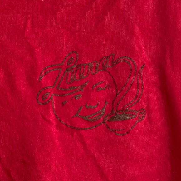Luna Coffee Roasters De Pere Wisconsin Red Women’s S T-Shirt - Picture 4 of 5